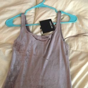 Small Velvet Mauve Dress from Zara